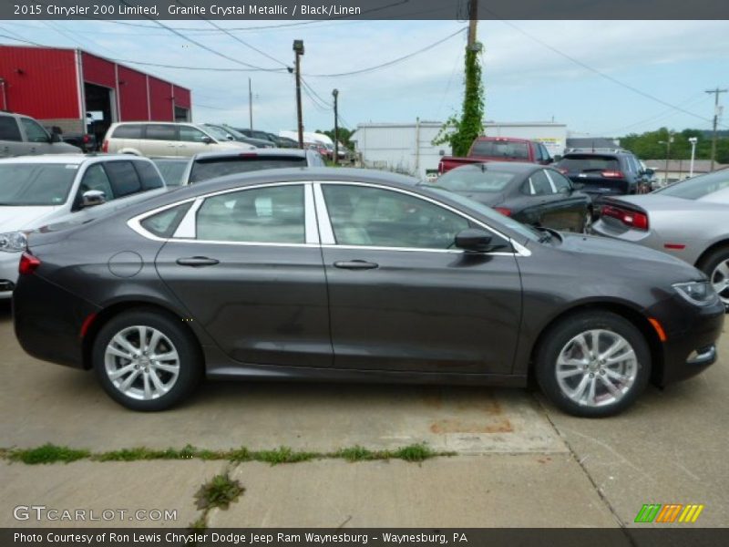 Granite Crystal Metallic / Black/Linen 2015 Chrysler 200 Limited