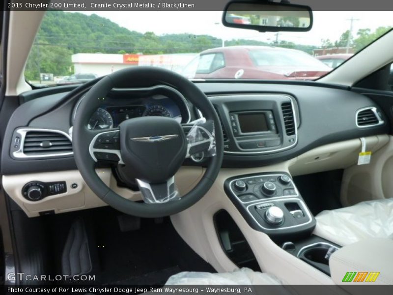 Granite Crystal Metallic / Black/Linen 2015 Chrysler 200 Limited