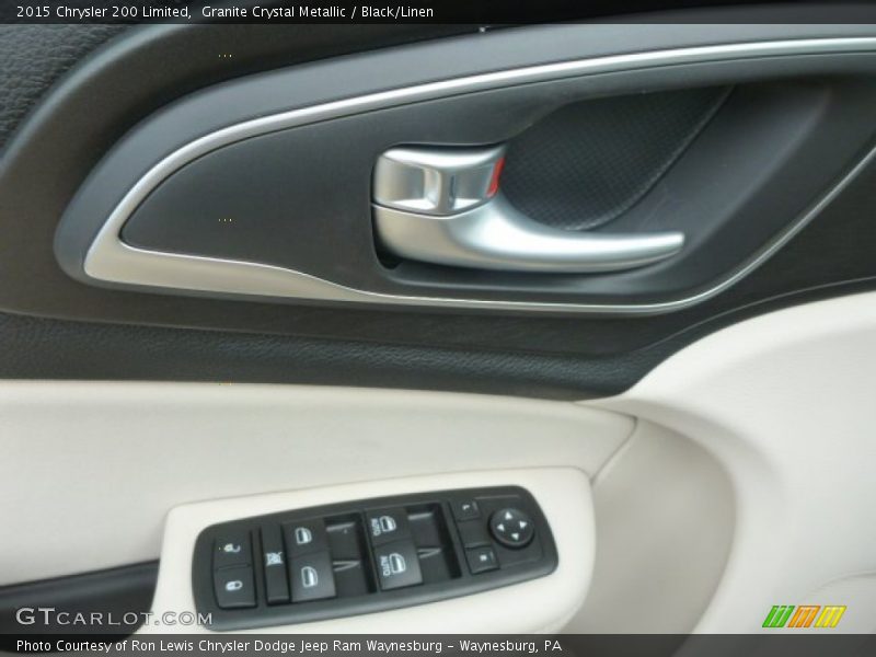 Granite Crystal Metallic / Black/Linen 2015 Chrysler 200 Limited