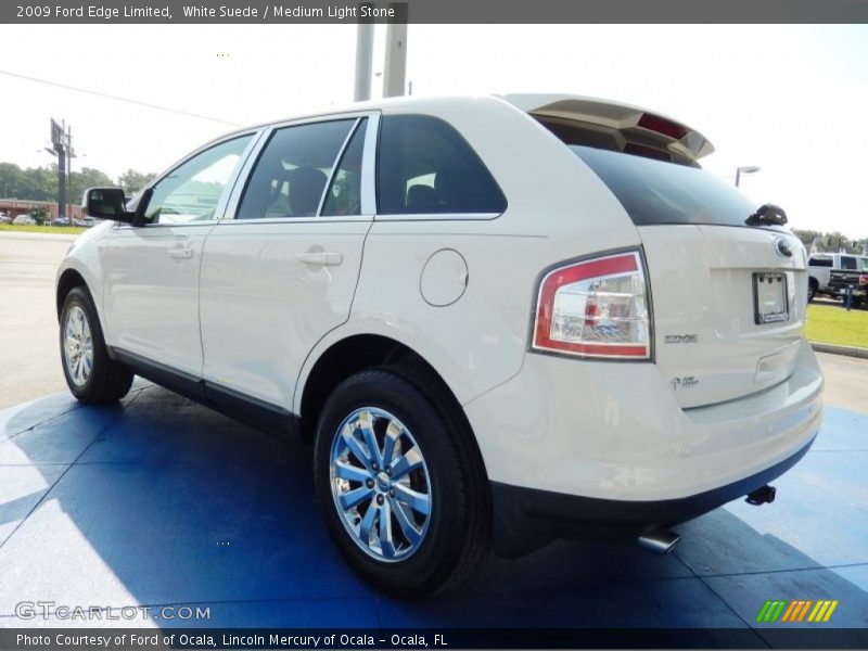 White Suede / Medium Light Stone 2009 Ford Edge Limited