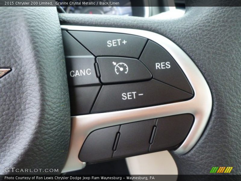 Granite Crystal Metallic / Black/Linen 2015 Chrysler 200 Limited