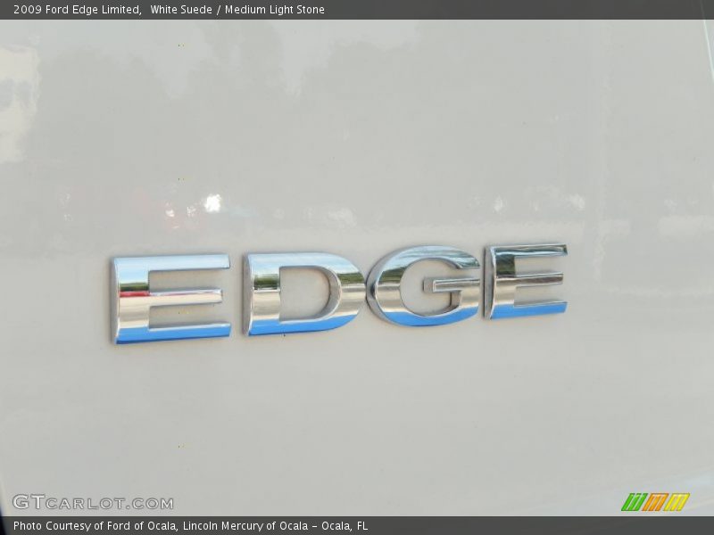 White Suede / Medium Light Stone 2009 Ford Edge Limited