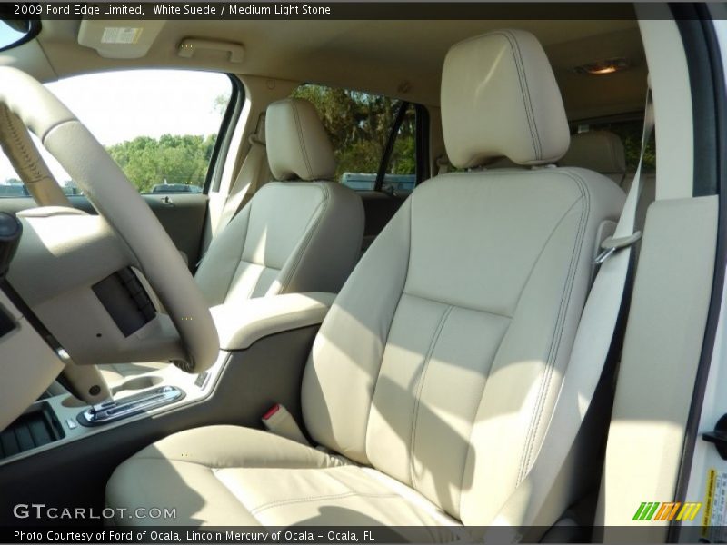 White Suede / Medium Light Stone 2009 Ford Edge Limited