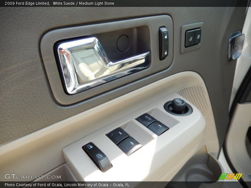 White Suede / Medium Light Stone 2009 Ford Edge Limited