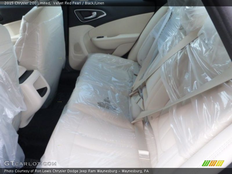 Velvet Red Pearl / Black/Linen 2015 Chrysler 200 Limited