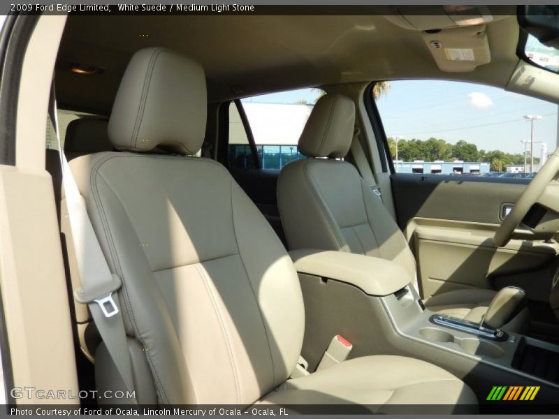 White Suede / Medium Light Stone 2009 Ford Edge Limited
