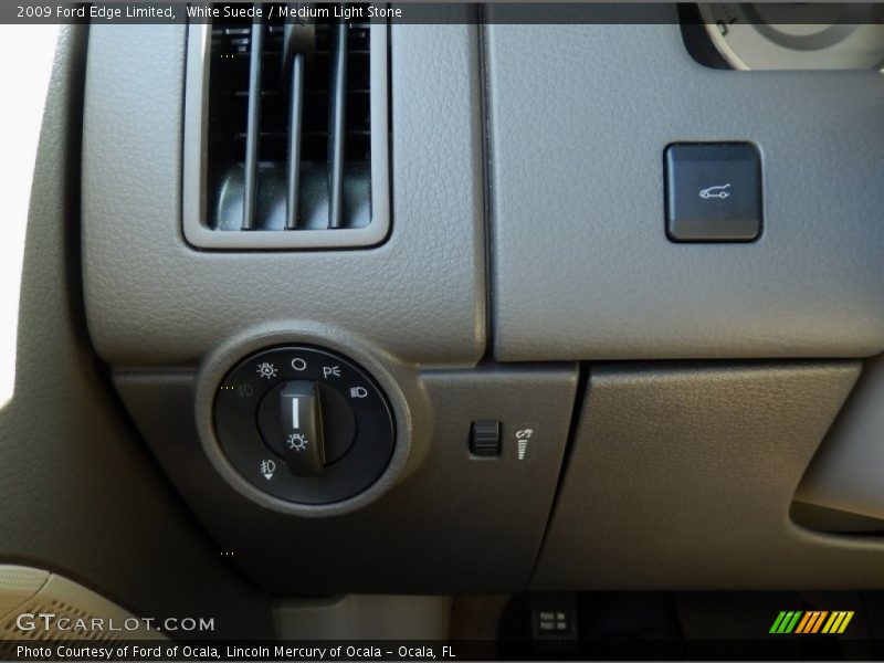 White Suede / Medium Light Stone 2009 Ford Edge Limited