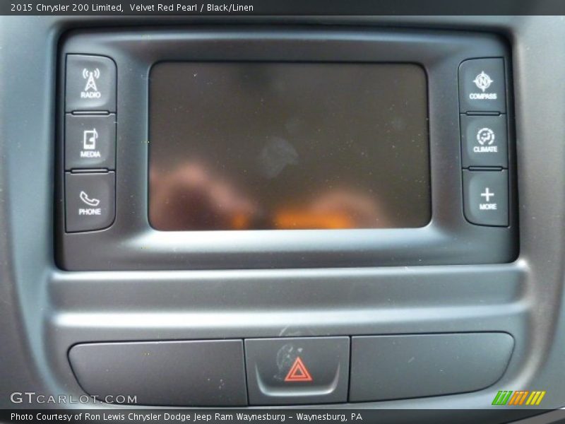 Velvet Red Pearl / Black/Linen 2015 Chrysler 200 Limited