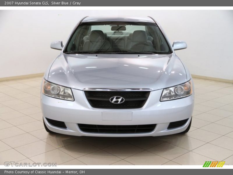 Silver Blue / Gray 2007 Hyundai Sonata GLS