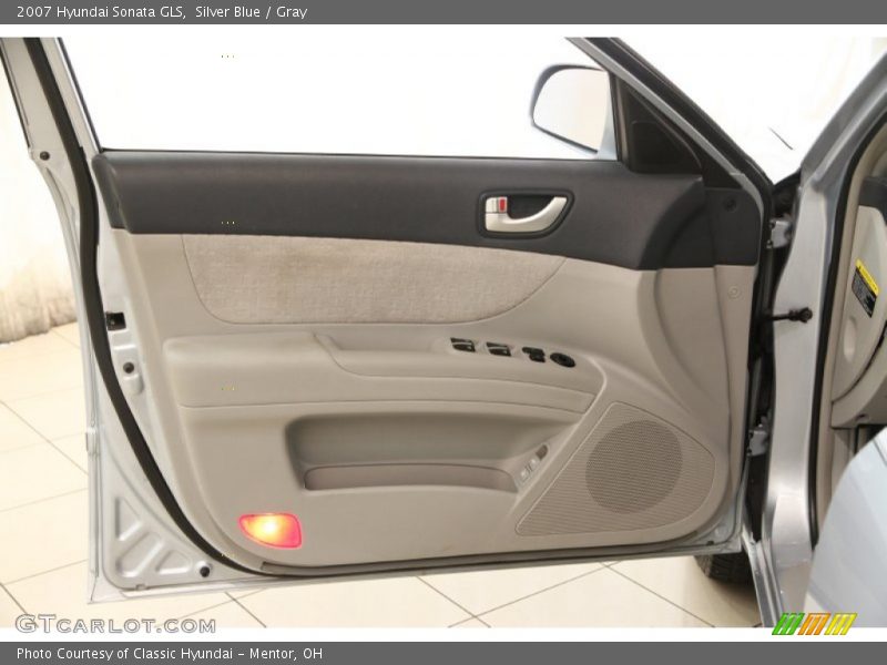 Silver Blue / Gray 2007 Hyundai Sonata GLS