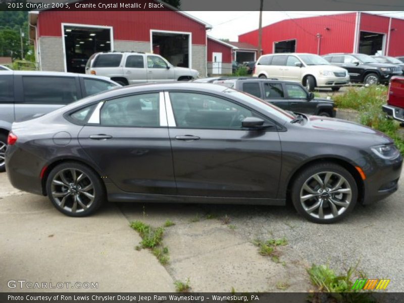 Granite Crystal Metallic / Black 2015 Chrysler 200 S