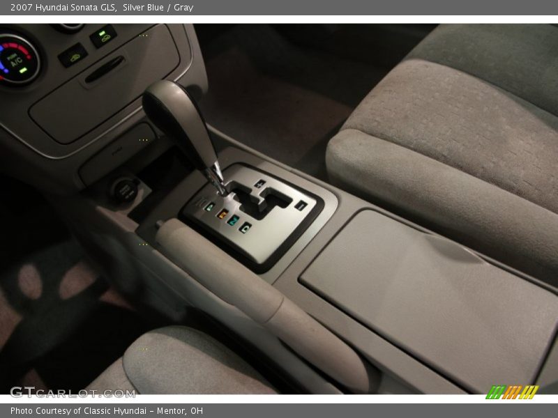 Silver Blue / Gray 2007 Hyundai Sonata GLS