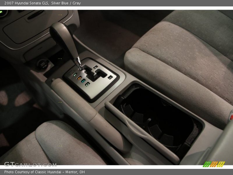 Silver Blue / Gray 2007 Hyundai Sonata GLS