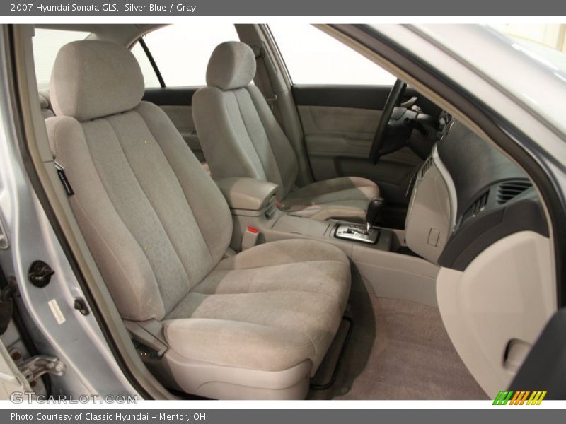 Silver Blue / Gray 2007 Hyundai Sonata GLS