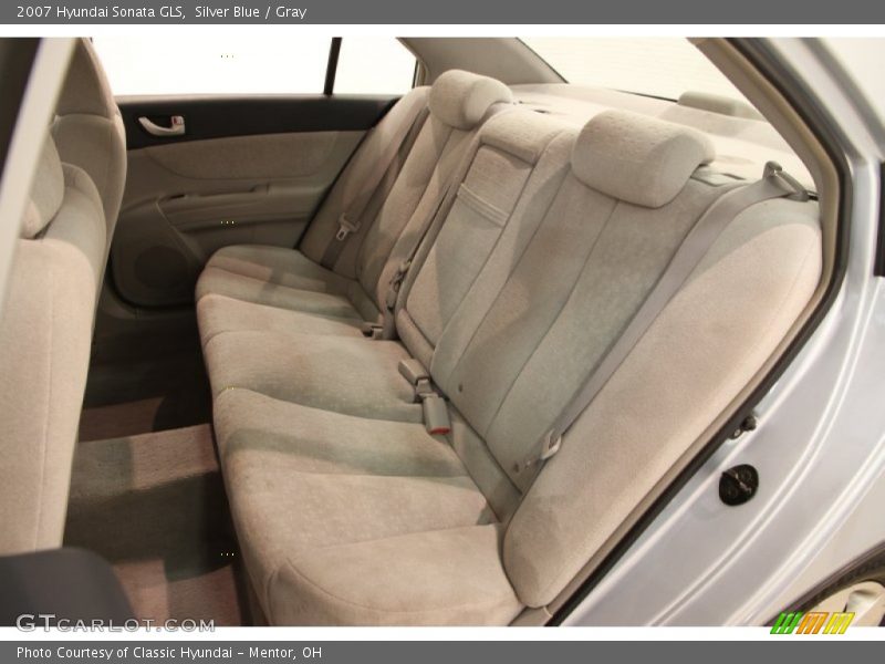 Silver Blue / Gray 2007 Hyundai Sonata GLS