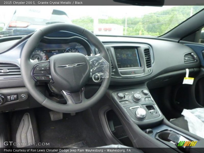 Granite Crystal Metallic / Black 2015 Chrysler 200 S