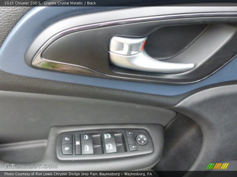 Granite Crystal Metallic / Black 2015 Chrysler 200 S