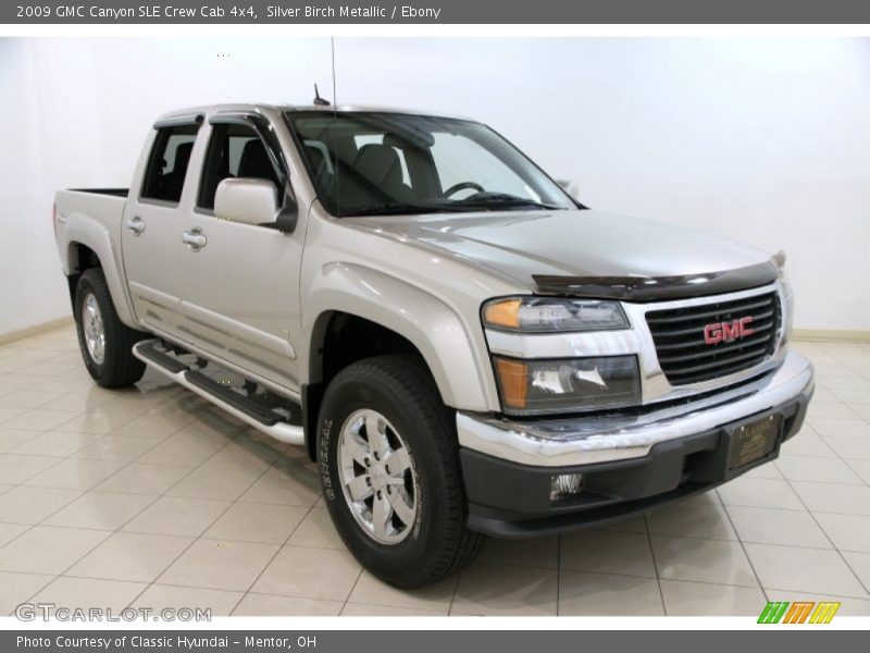 Silver Birch Metallic / Ebony 2009 GMC Canyon SLE Crew Cab 4x4