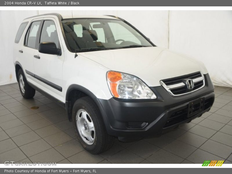 Taffeta White / Black 2004 Honda CR-V LX