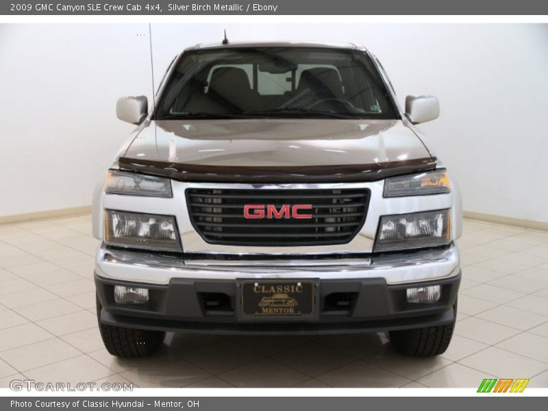 Silver Birch Metallic / Ebony 2009 GMC Canyon SLE Crew Cab 4x4