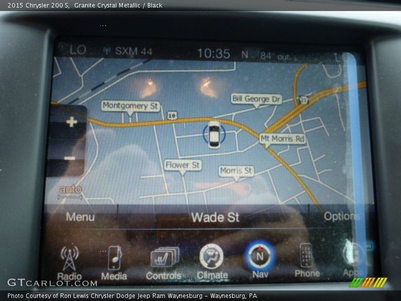 Granite Crystal Metallic / Black 2015 Chrysler 200 S
