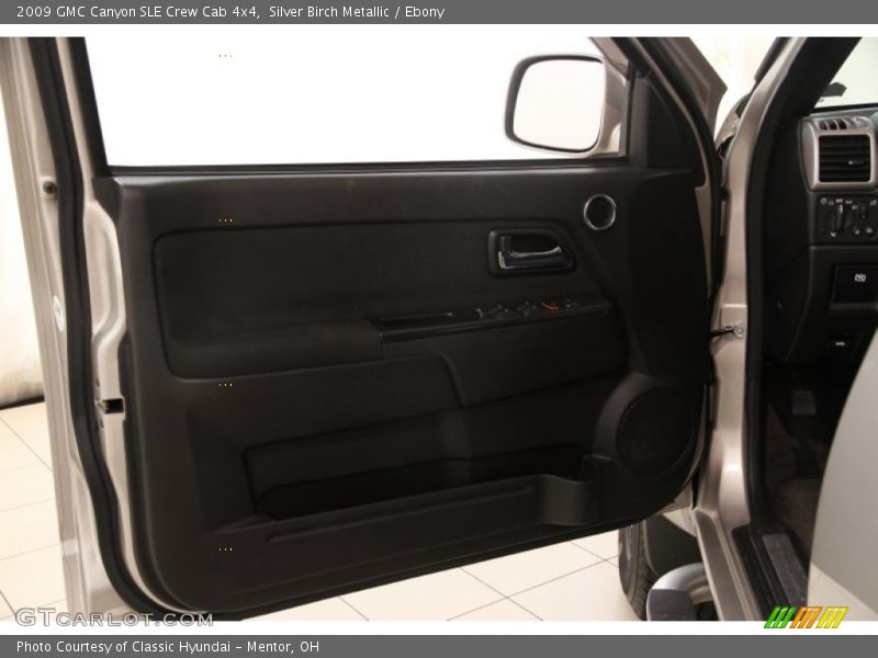 Silver Birch Metallic / Ebony 2009 GMC Canyon SLE Crew Cab 4x4