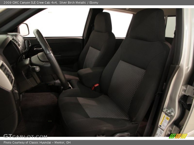 Silver Birch Metallic / Ebony 2009 GMC Canyon SLE Crew Cab 4x4