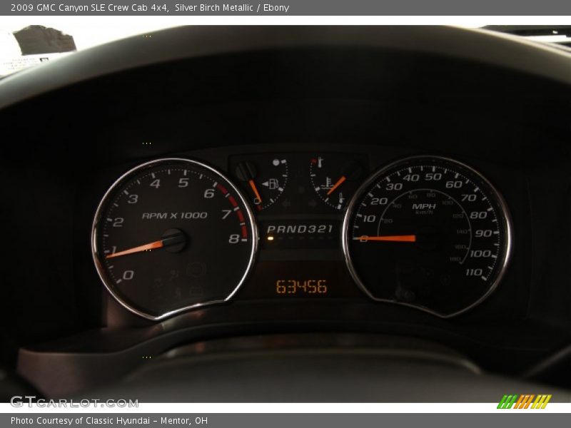 Silver Birch Metallic / Ebony 2009 GMC Canyon SLE Crew Cab 4x4