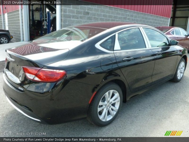 Black / Black 2015 Chrysler 200 Limited