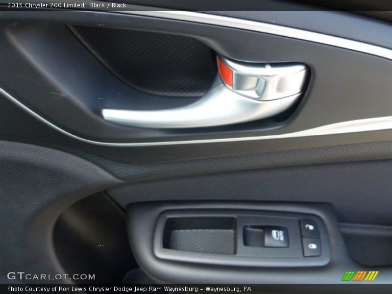 Black / Black 2015 Chrysler 200 Limited