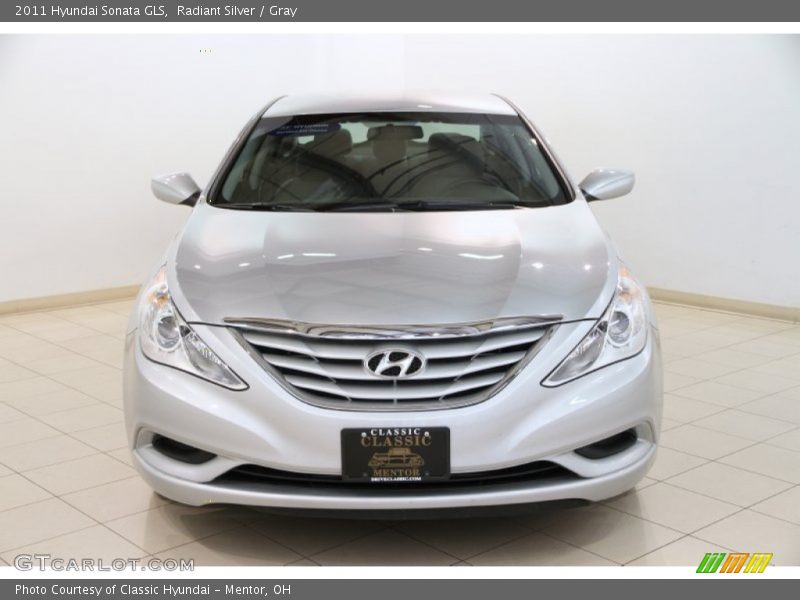 Radiant Silver / Gray 2011 Hyundai Sonata GLS