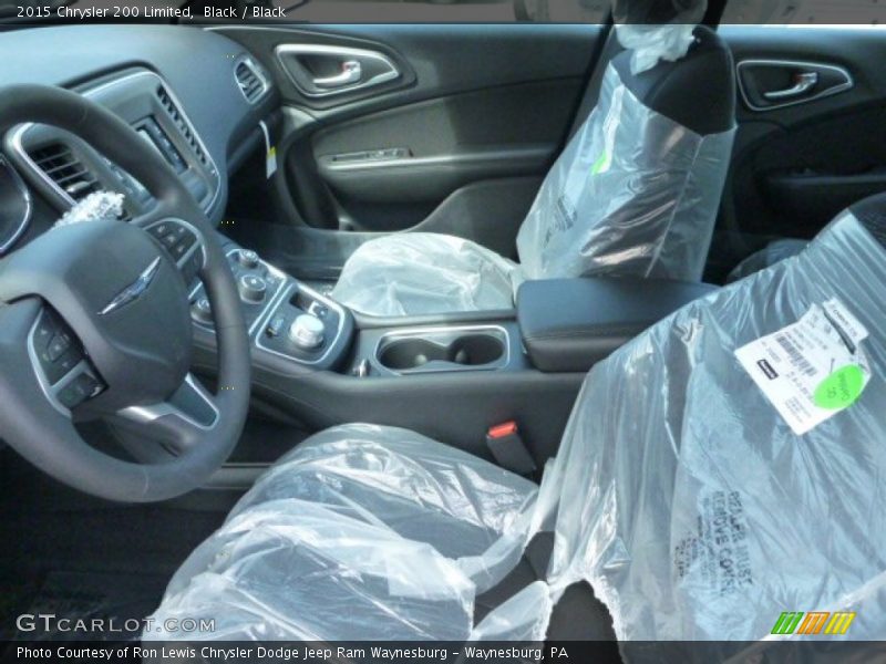 Black / Black 2015 Chrysler 200 Limited