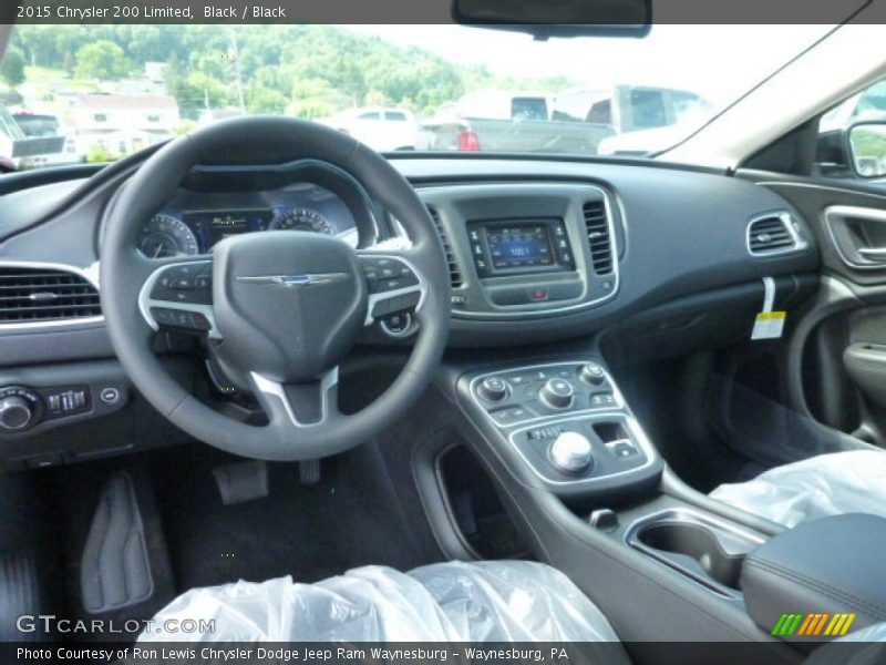 Black / Black 2015 Chrysler 200 Limited