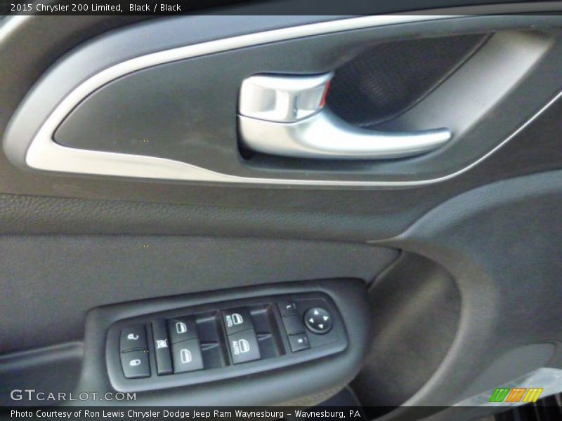 Black / Black 2015 Chrysler 200 Limited