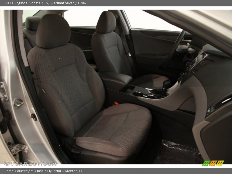Radiant Silver / Gray 2011 Hyundai Sonata GLS