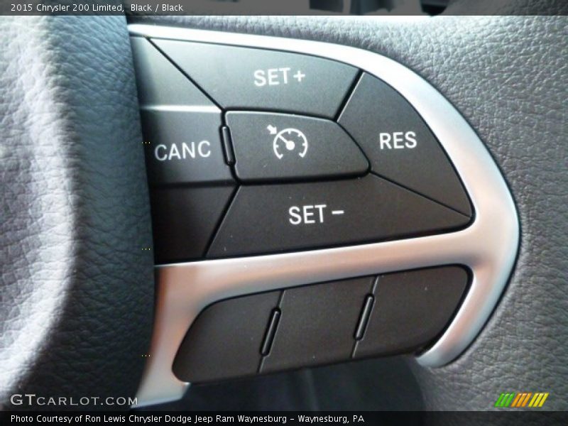 Black / Black 2015 Chrysler 200 Limited