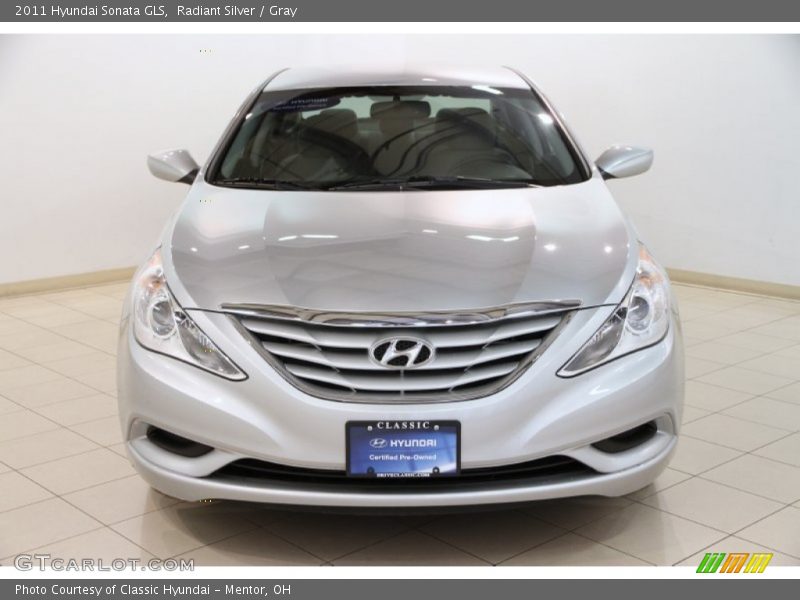 Radiant Silver / Gray 2011 Hyundai Sonata GLS