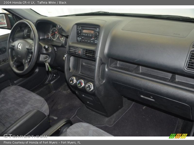 Taffeta White / Black 2004 Honda CR-V LX