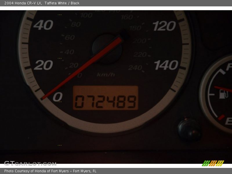 Taffeta White / Black 2004 Honda CR-V LX