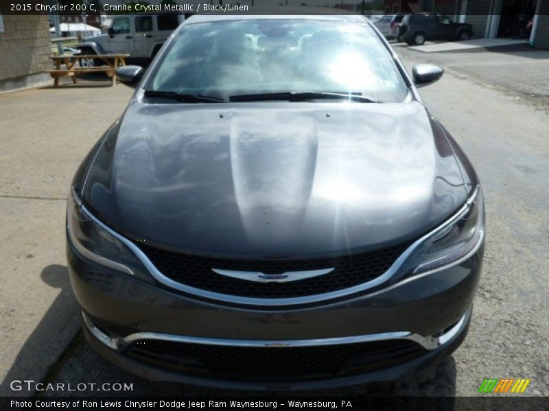 Granite Crystal Metallic / Black/Linen 2015 Chrysler 200 C