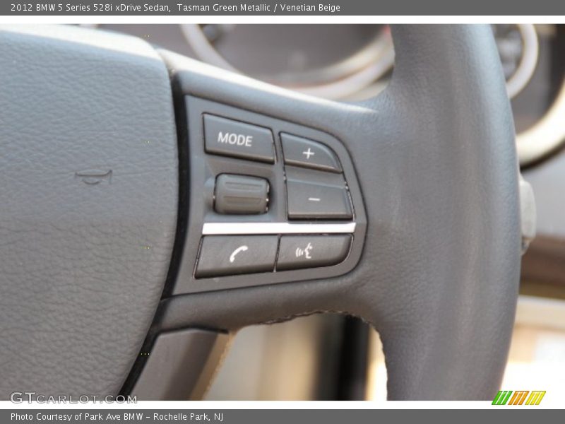 Tasman Green Metallic / Venetian Beige 2012 BMW 5 Series 528i xDrive Sedan