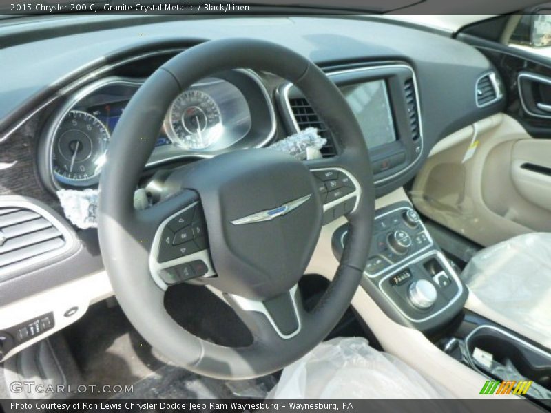 Granite Crystal Metallic / Black/Linen 2015 Chrysler 200 C
