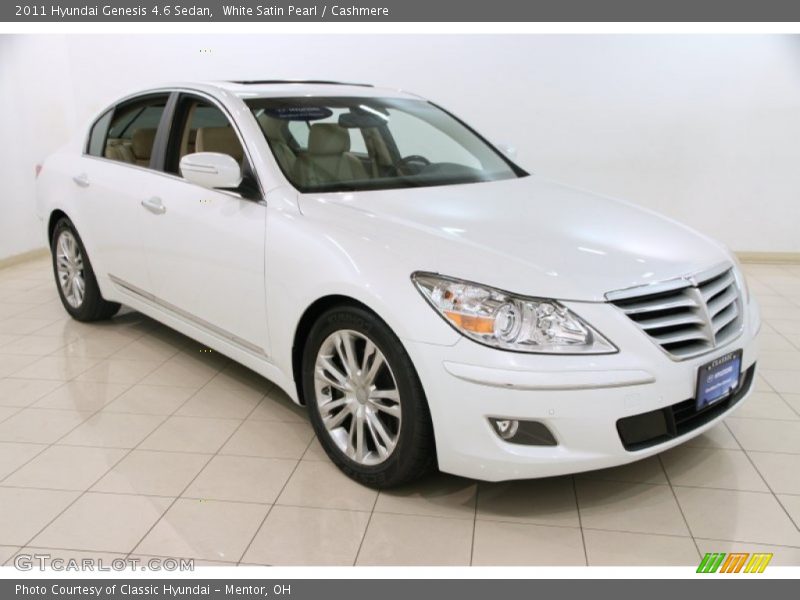White Satin Pearl / Cashmere 2011 Hyundai Genesis 4.6 Sedan