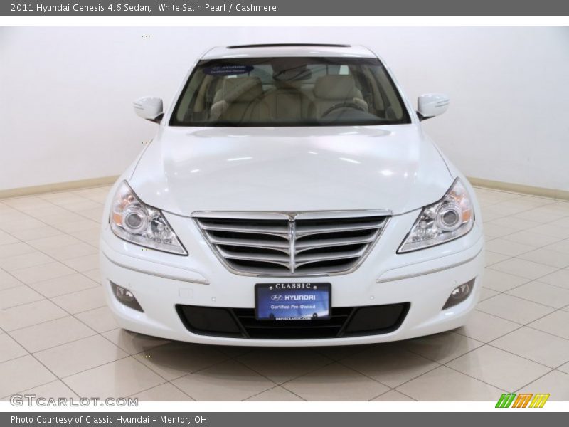 White Satin Pearl / Cashmere 2011 Hyundai Genesis 4.6 Sedan