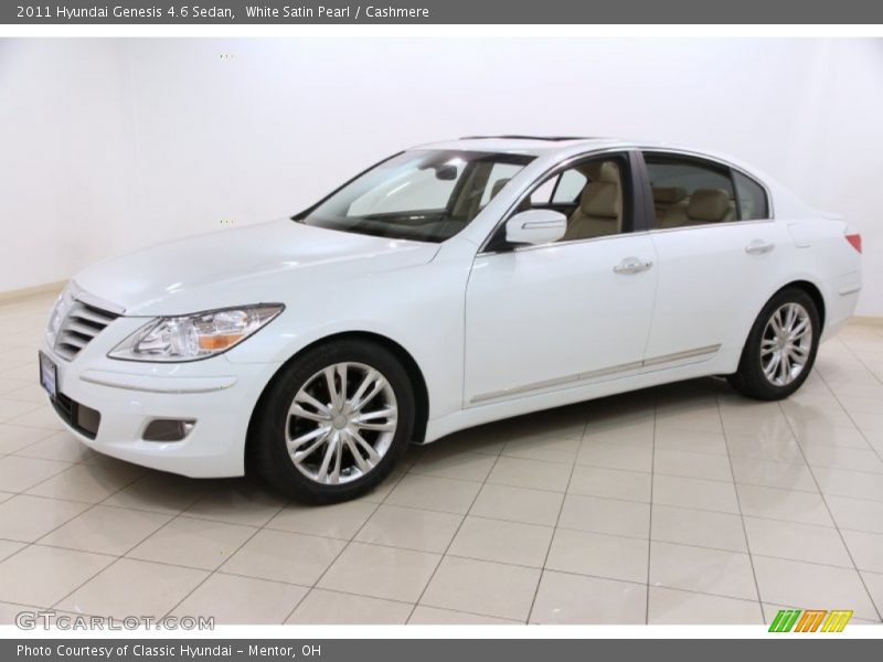 White Satin Pearl / Cashmere 2011 Hyundai Genesis 4.6 Sedan
