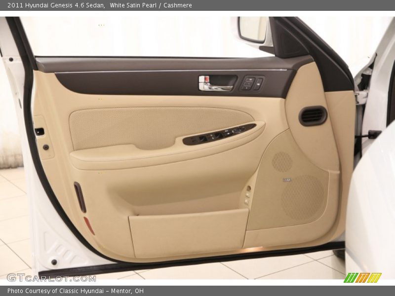 White Satin Pearl / Cashmere 2011 Hyundai Genesis 4.6 Sedan