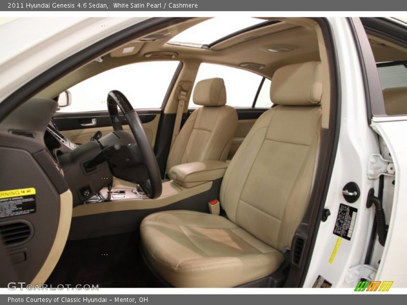 White Satin Pearl / Cashmere 2011 Hyundai Genesis 4.6 Sedan