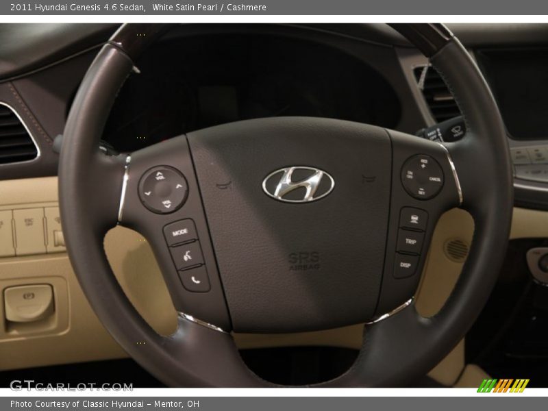 White Satin Pearl / Cashmere 2011 Hyundai Genesis 4.6 Sedan