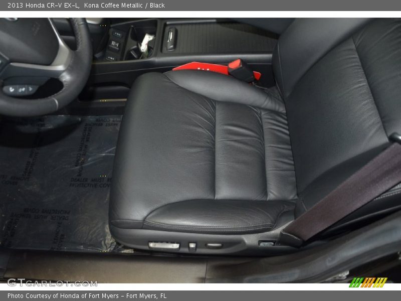 Kona Coffee Metallic / Black 2013 Honda CR-V EX-L