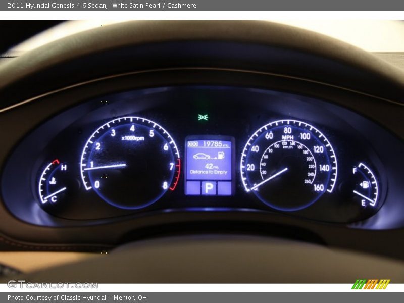 White Satin Pearl / Cashmere 2011 Hyundai Genesis 4.6 Sedan